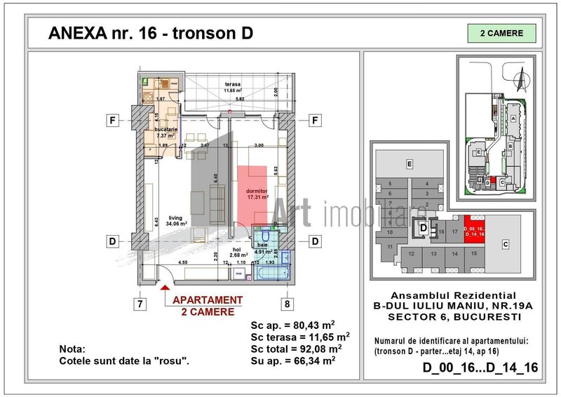 Lujerului, apartament 2 camere + loc de parcare subteran, Smart Residence Lujerului